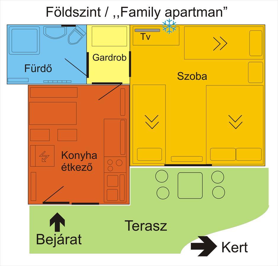 4 Évszak Apartman Gyula Esterno foto